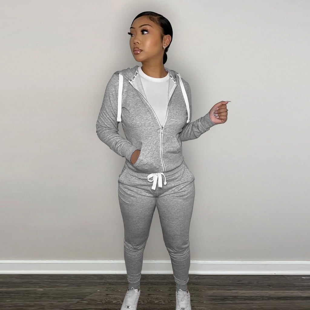 Women&#39;s Y2K 2 Piece Tracksuit Set Warm Velour Jogger Sweat Outfits Hoodie + Sweatpants with Pockets Full Zip Sportswear  Winter