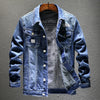 HCXY 2023 Spring Autumn Fashion Men's Denim Jackets Coats Men cotton Jacket  Mens Jean Jacket Outwear Male Cowboy Size 4XL