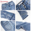 Embroidery Stretching Flare Jeans Women Elasticity Bell-Bottoms Jeans For Girls Light Blue Trousers women Jeans Large Size #72