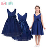 iiniim Girls Teenage Birthday Party Dress Elegant Floral Princess Dress Ball Gown Tutu Dress for Weeding Kids Vestidos Clothing