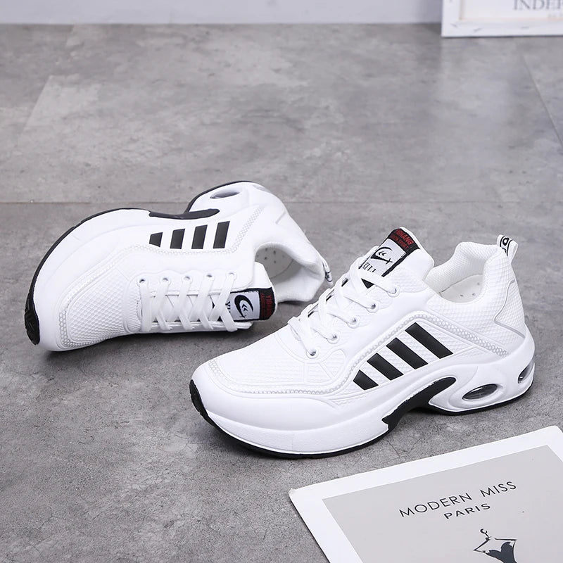 New Fashion Men's Running Shoes Breathable Air Cushion Sneakers White Trainers 2022 Men Sports Sneakers Non-slip Athletic Shoes