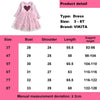 VIKITA Girls Striped Dress Kids Princess Dress for Girl Children Heart Design Dresses Girl School Casual  Wear Children Clothing