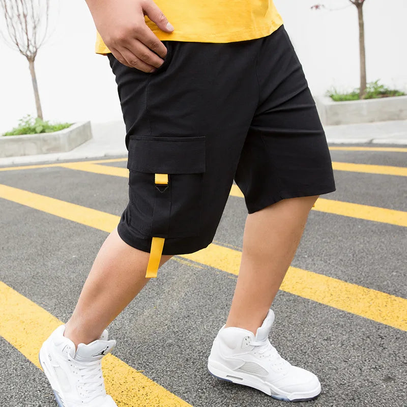 Korea STYLE 28-50 Inch Men'S SHORTS Cargo 2023 Summer Casual Bigger Pocket Classic 95% Cotton Brand Male Short Pants Trouers