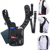 Multifunction Travel Anti Theft Hidden Underarm Shoulder Bag Black Nylon Pocket Mp3 Mobile Phone Storage Organizer