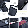 Multifunction Travel Anti Theft Hidden Underarm Shoulder Bag Black Nylon Pocket Mp3 Mobile Phone Storage Organizer