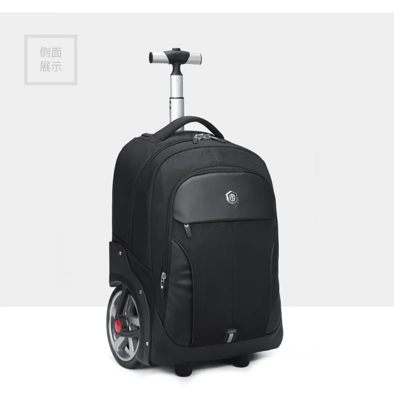 Men Travel trolley bag Rolling Luggage backpack bags on wheels wheeled backpack for Business Cabin carry on Travel trolley bag