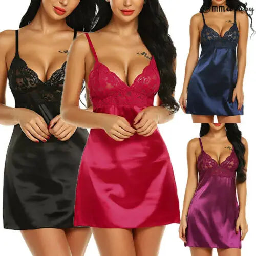 New Women Sexy Lingerie Exotic Hot Sleepwear Lace Floral Teddy Women's Underwear Female Backless Strap Babydoll Nightwear