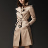 2023 Autumn New Brand Women Trench Coat Long Windbreaker Europe America Fashion Trend Double-Breasted Slim Long Trench