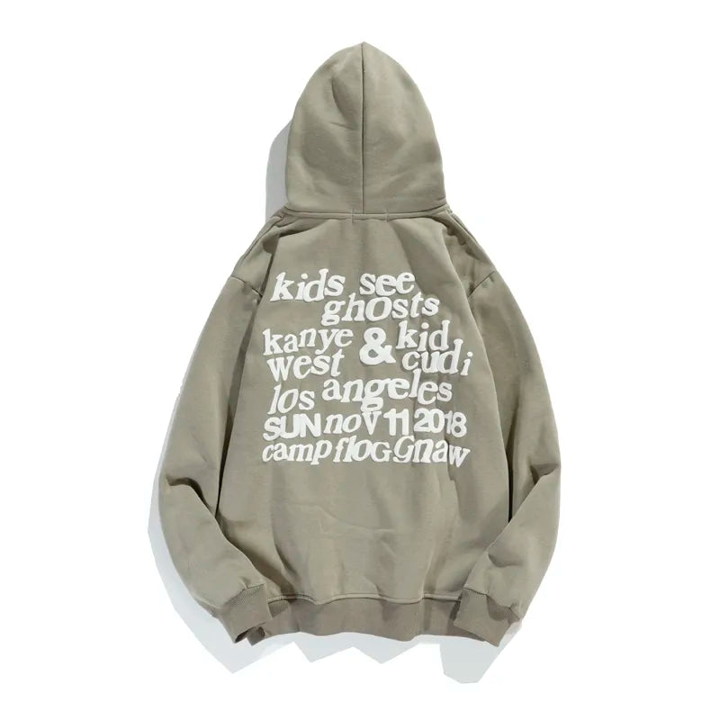 Streetwear Oversize Sweatshirt Men and Women Letter Print Fleece Winter Hoodies Stranger Things Hip Hop Baggy Hoody