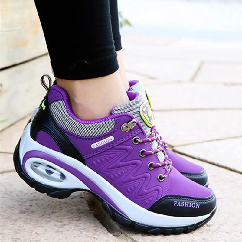 Autumn Air Cushions Women Sneakers Platform Sport Shoes Women's Tennis for Running Women's Sports Sneakers Red Trainers GMB-1750