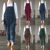 Kaftan Corduroy Overalls Womens Jumpsuits 2022 Autumn Harem Pants Casual Long Pantalon Palazzo Female Button Rompers Playsuit