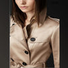 2023 Autumn New Brand Women Trench Coat Long Windbreaker Europe America Fashion Trend Double-Breasted Slim Long Trench