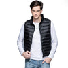 Spring Man Duck Down Vest Ultra Light Jackets Men Fashion Sleeveless Outerwear Coat Autumn Winter Coat 90% White Duck Down