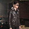 2016 Men's Real Leather Jacket Pigskin Genuine Leather Jacket Men Leather Coat Air Force Flight Jackets Padding Cotton Warm