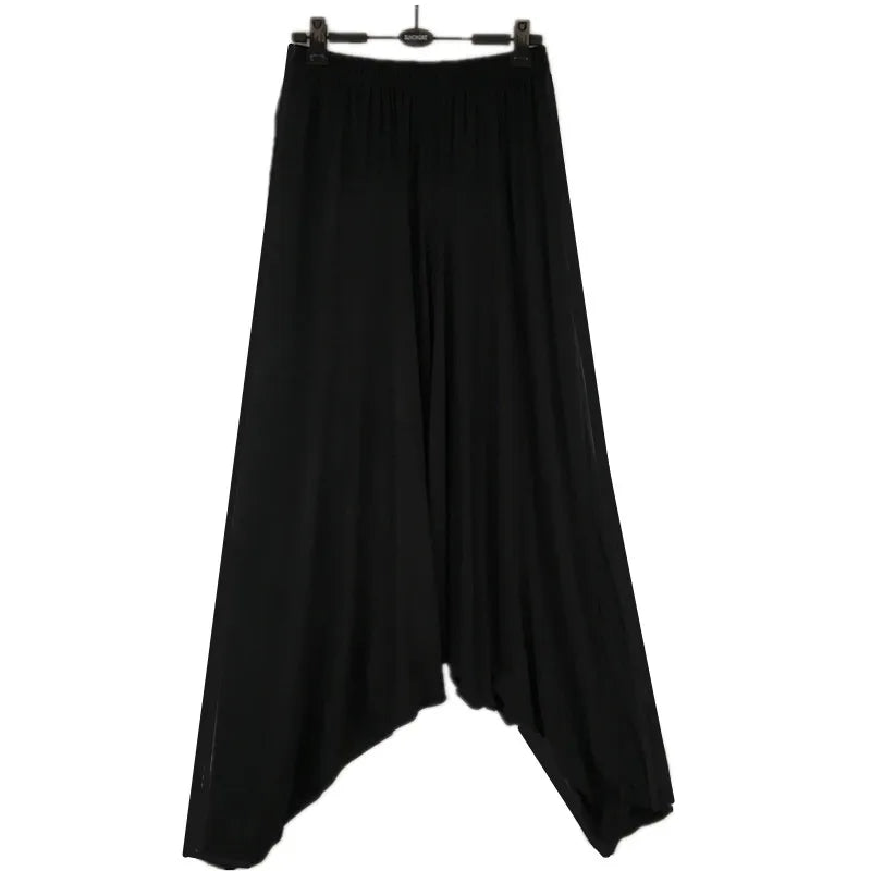 2023 Casual harem plants,loose women casual trousers,wide leg pants,pantskirt,  -  woman Big crotch pants,bloomers