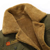 2022 Winter Bomber Jacket Men Air Force Pilot MA1 Jacket Warm Male fur collar Mens Army Tactical Fleece Jackets Drop Shipping