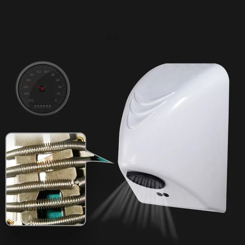 Mini Automatic Hand Dryer Wall-mounted Electric Induction Commercial Bathroom Sensor hand dryer