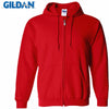 Gildan Brand Cardigan Men's Hoodies Sweatshirt With Zipper Men Clothing Casual Slim Fit Pocket Sweatshirt Hoodies Men Sportswear