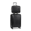 16"20"24 Inc Women Retro PU Leather Trolley Koffers Spinner Travel Luggage Set