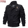 77City Killer Military Bomber Jacket Men Autumn Winter Cotton Tactical Jackets Outwear Cargo Multi-pocket Flight Jacket M-6XL