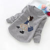 2022 Autumn And Winter New Girls' Sweaters Children Clothes 4-14 Years Girls Sweater B8001