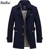 BOLUBAO New Men Fashion Jacket Coat Spring Brand Men's Casual Fit Wild Overcoat Jacket Solid Color Trench Coat Male