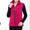 UHYTGF Fleece Coat For Women's Vest 2023 New Autumn Sleeveless Vests For Women Jacket Fashion Zipper Casual Waistcoat Female 442