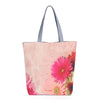 Miyahouse Floral Printed Canvas Tote Female Single Shopping Bags Large Capacity Women Canvas Beach Bags Casual Tote Feminina