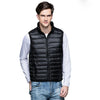 Spring Man Duck Down Vest Ultra Light Jackets Men Fashion Sleeveless Outerwear Coat Autumn Winter Coat 90% White Duck Down