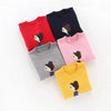 2022 Autumn And Winter New Girls' Sweaters Children Clothes 4-14 Years Girls Sweater B8001