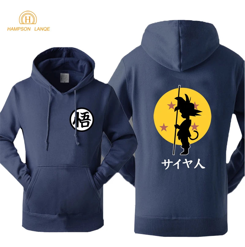 Anime Fashion Print 2019 Spring Autumn Fleece Sweatshirts For Men Hoody Z Tops Brand Tracksuit Men's Sportswear Hot