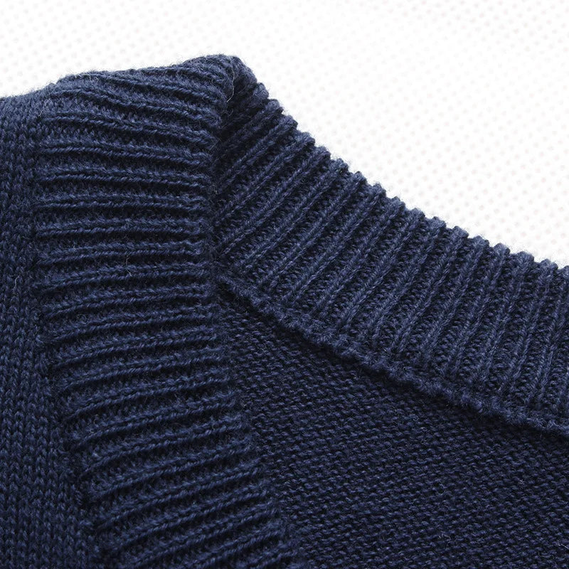 M-4XL 2023 Winter Casual Men's Sweater O-Neck Striped Slim Fit Knittwear Mens Sweaters Pullovers Pullover Men Pull Homme