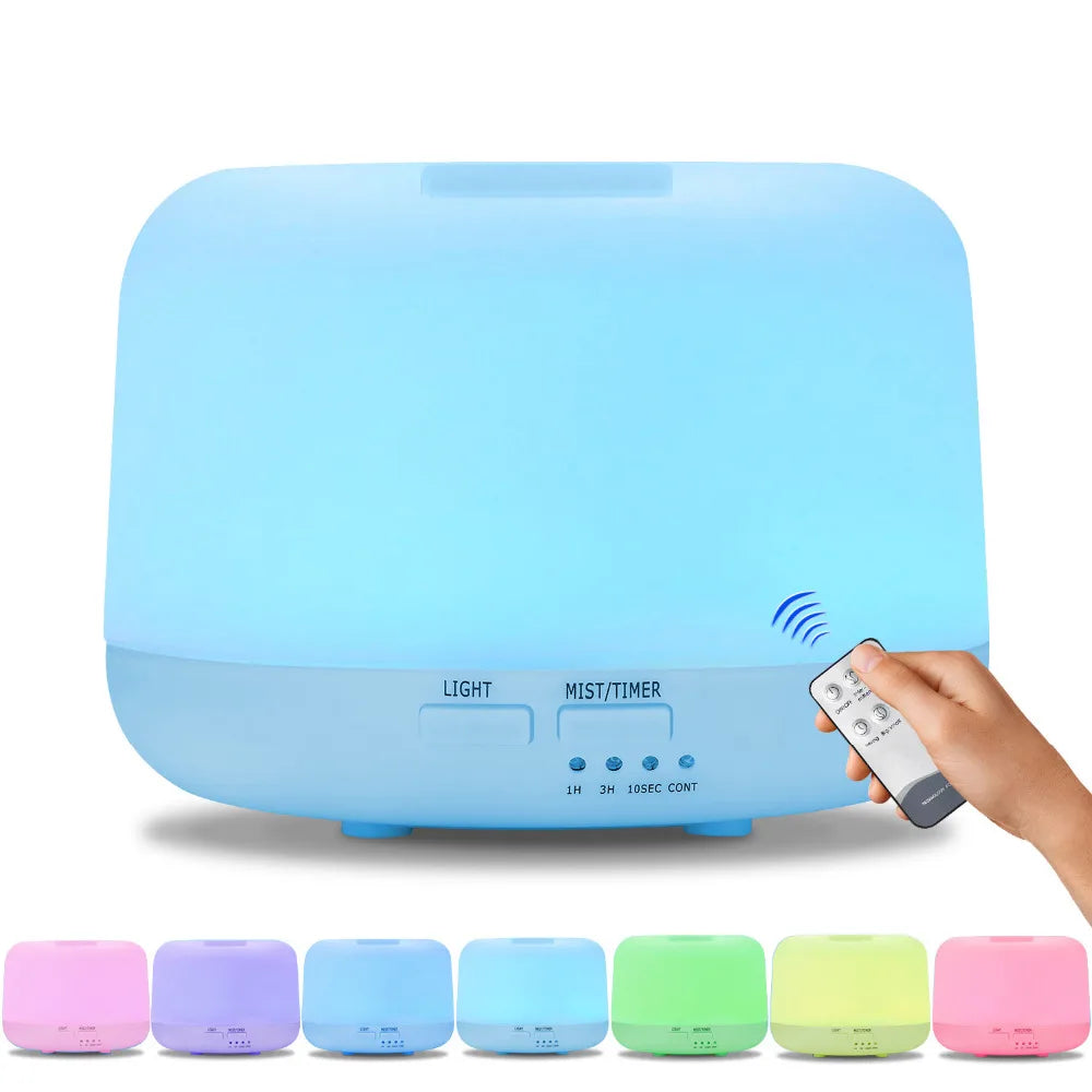 Aromatherapy Air Humidifier Essential Oil Diffuser with 7 Color Changing LED Light for Home Room Spa Ultrasonic Aroma Diffuser