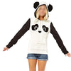 Cute Chinese Panda Cartoon Printed Hoodies Sweatshirt Women Hoody Casual Cute Autumn Outwear