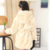 Girls Faux Fur Coat Winter Long Sleeve Hooded Warm Jacket Imitation Rabbit Fur Long Coat For Kids 8-13 Year Soft Outwear CL1043