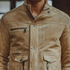 S-6XL Men's pigskin beige real leather jacket Motorcycle Genuine Leather jackets winter coat men