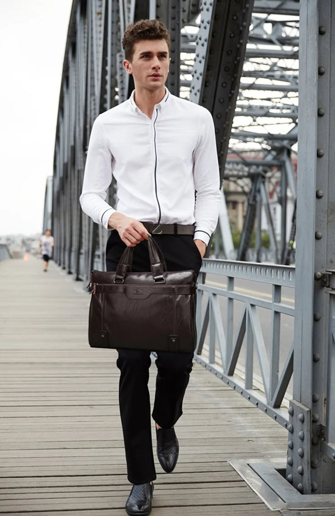 2023 men's shoulder messenger bag Men Business Briefcase bag for laptop computer man's bag handbag briefase male messenger bags