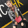 S-XL New Fashion brand rivet beading Pu leather jacket  Ladies Basic Street Women Leopard Short PU Leather Jacket wj1261