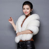 2018 Women Bolero Bridal Shawl Faux Fur Wrap Bolero Wedding Cape Bridal Shawl Fur Cape 2017 Winter Ivory Bridal Cloak Bolero