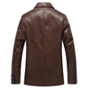 Leather Jacket Men Soft PU Leather Jacket Male Business Casual Coats Man Jaqueta Masculinas Inverno Couro Large Size XXXL 4XL