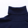 New Autumn Winter Fashion Brand Clothing Men's Sweaters Warm Slim Fit Turtleneck Men Pullover 100% Cotton Knitted Sweater Men