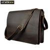 Men Leather Casual Design Messenger Shoulder Crossbody Bag Daily Bag Fashion Male Laptop bag University School Book Bag A063