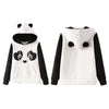 Cute Chinese Panda Cartoon Printed Hoodies Sweatshirt Women Hoody Casual Cute Autumn Outwear