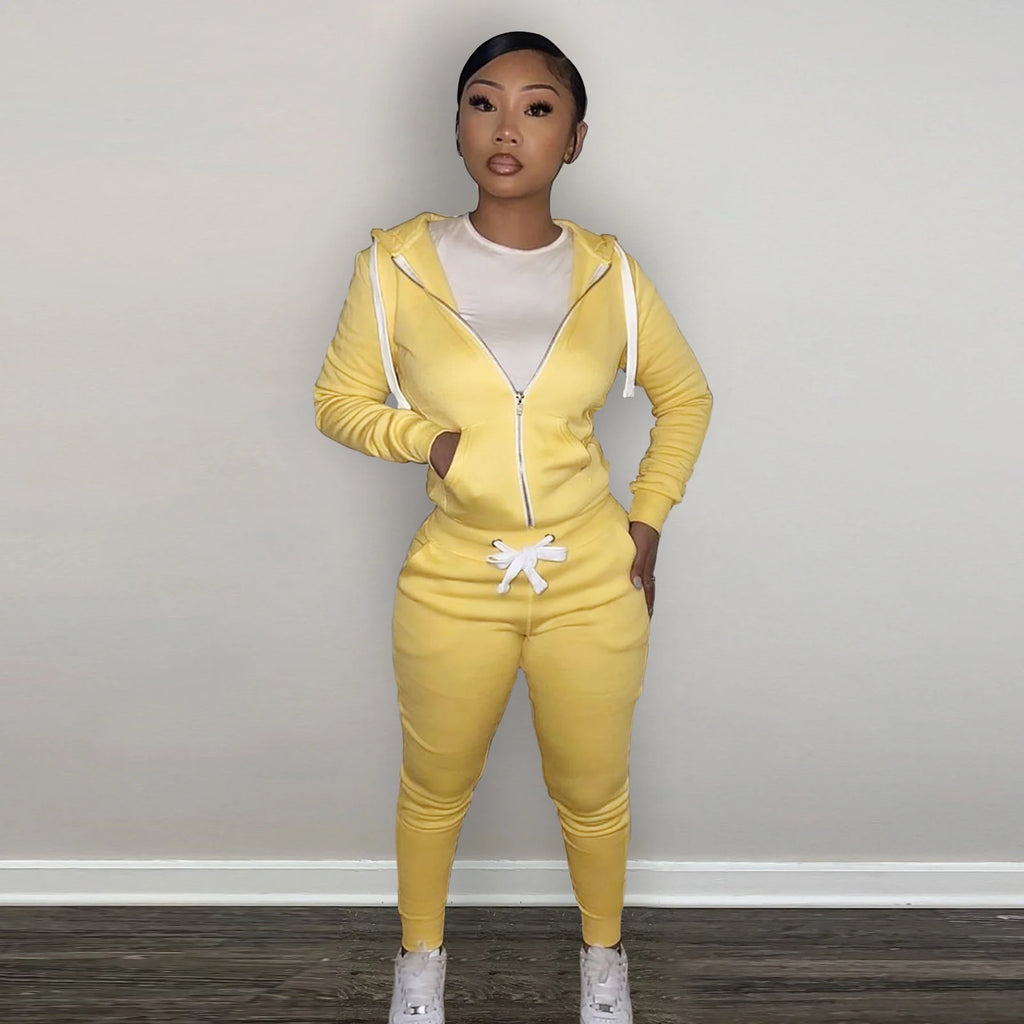 Women&#39;s Y2K 2 Piece Tracksuit Set Warm Velour Jogger Sweat Outfits Hoodie + Sweatpants with Pockets Full Zip Sportswear  Winter