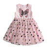 VIKITA Girl Princess Dress New Summer Kid Girls Dress Sequins Sweet Children Party Wear Kids Butterfly Costume Children Clothing