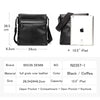 BISON DENIM Soft Genuine Leather Men Shoulder Bag 10.5" Ipad Cowhide Crossbody Bag for Men Casual Work Business Messenger Bag