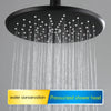 BECOLA matte black shower head bathroom ABS plastic shower faucet fashion BLACK rainfall shower nozzle free shipping