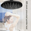 BECOLA matte black shower head bathroom ABS plastic shower faucet fashion BLACK rainfall shower nozzle free shipping