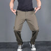 New Men's Spring Autumn Solid Casual Pants Cotton Slim Fit Chinos Fashion Long Trousers Male Pantalon Hombre Plus Size 3XL 4XL