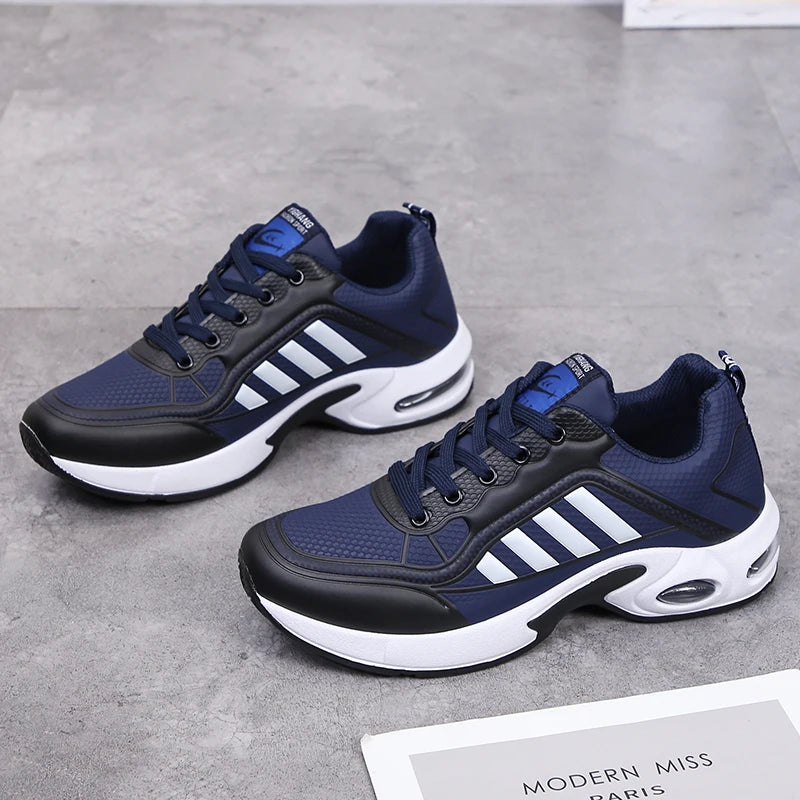 New Fashion Men's Running Shoes Breathable Air Cushion Sneakers White Trainers 2022 Men Sports Sneakers Non-slip Athletic Shoes